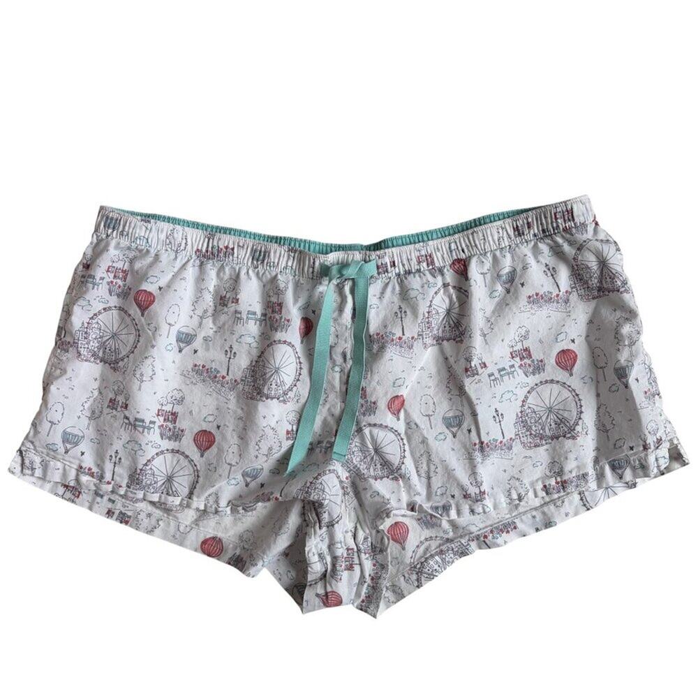 GapBody Factory Poplin Pajama Sleep Shorts - Size XL